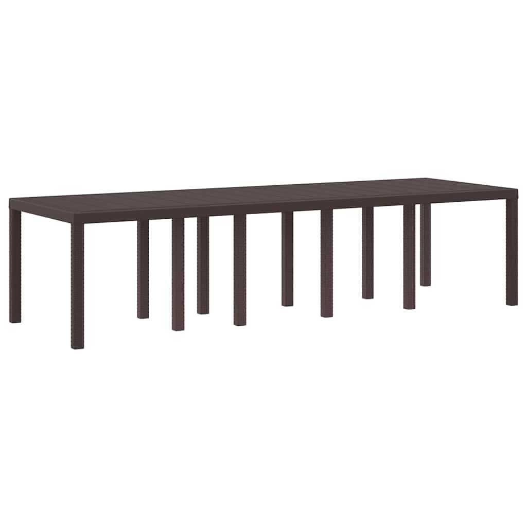Havemøbel Bord Brun 300 x 100 x 73 cm polyrattan