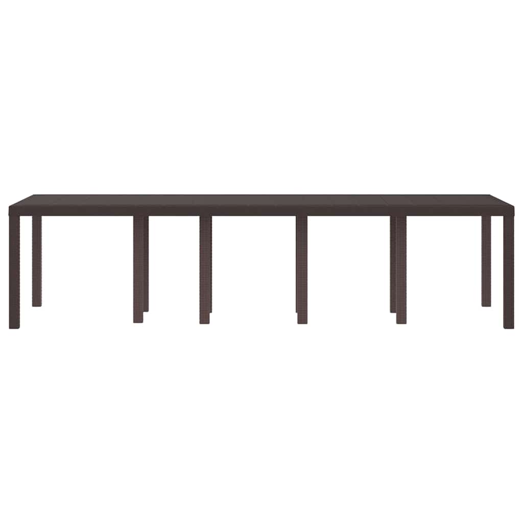 Havemøbel Bord Brun 300 x 100 x 73 cm polyrattan