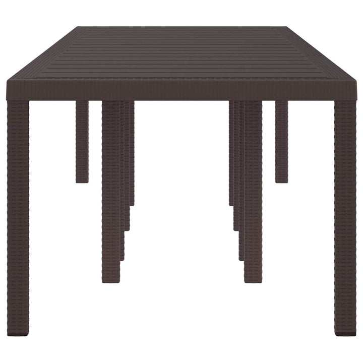 Havemøbel Bord Brun 300 x 100 x 73 cm polyrattan