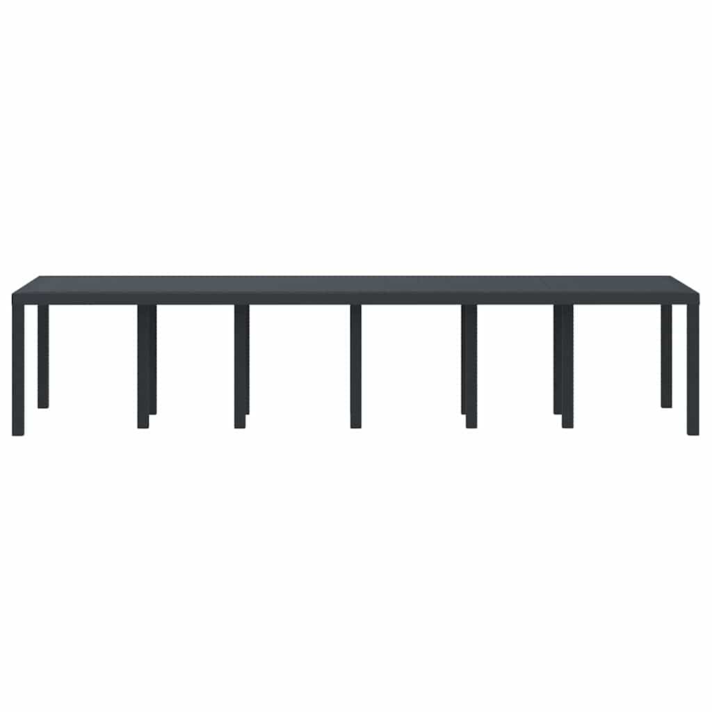 Havemøbel Bord Antracit 350 x 100 x 73 cm polyrattan