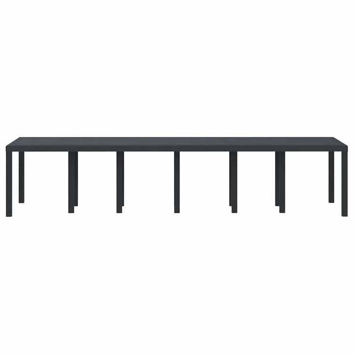 Havemøbel Bord Antracit 350 x 100 x 73 cm polyrattan