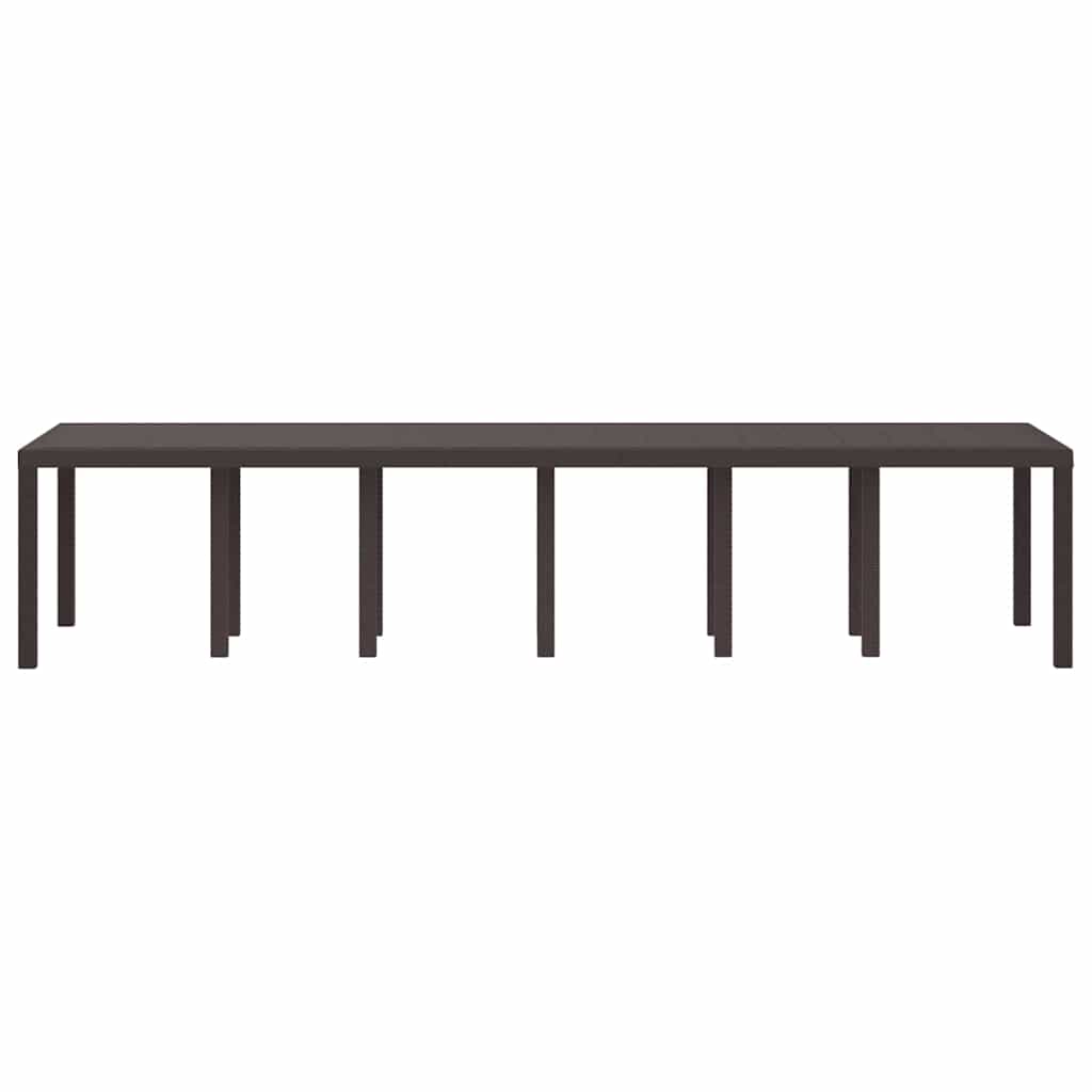 Havemøbel Bord Brun 350 x 100 x 73 cm polyrattan