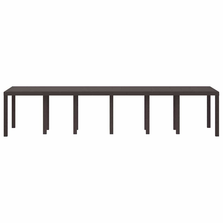 Havemøbel Bord Brun 350 x 100 x 73 cm polyrattan