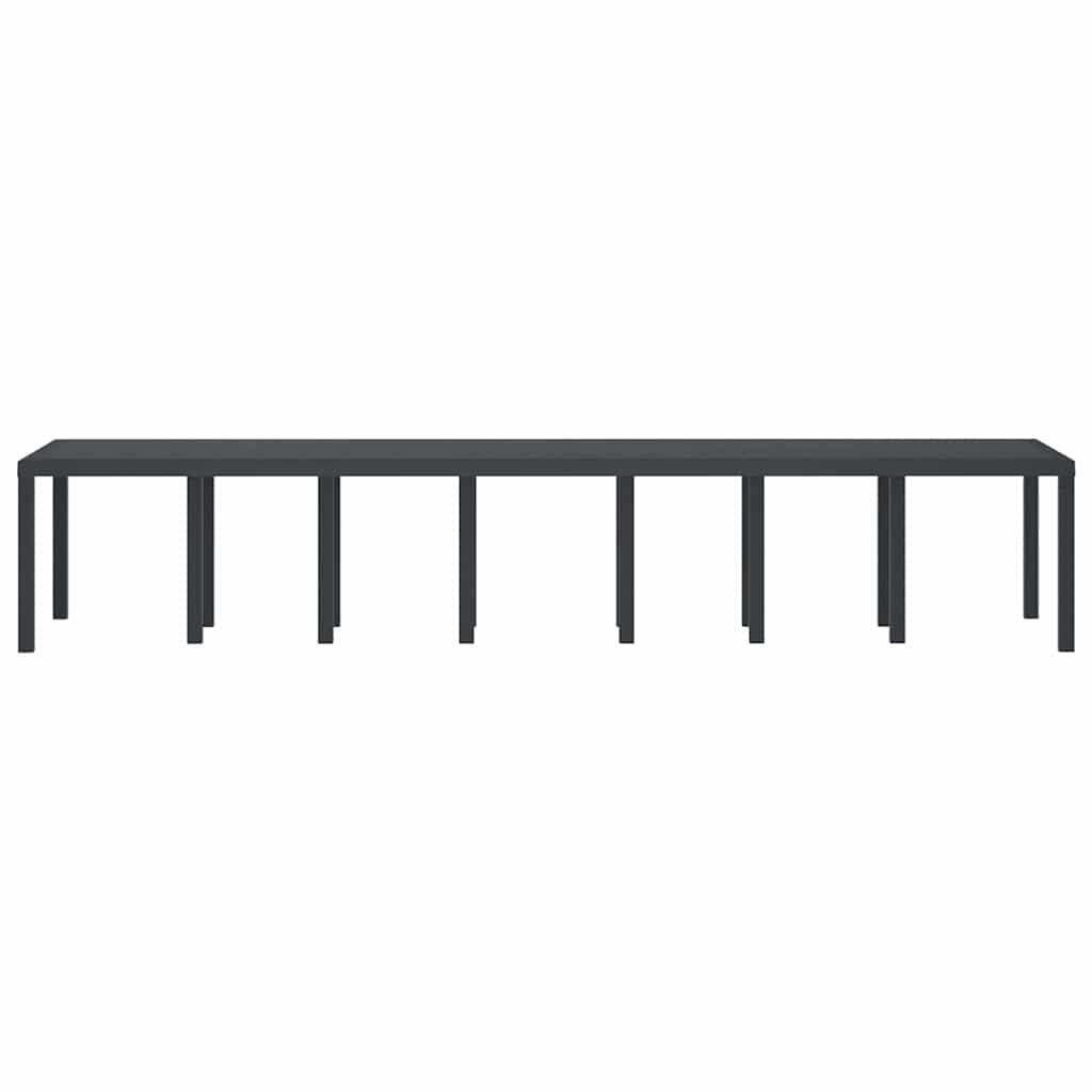 Havemøbel Bord Antracit 400 x 100 x 73 cm polyrattan