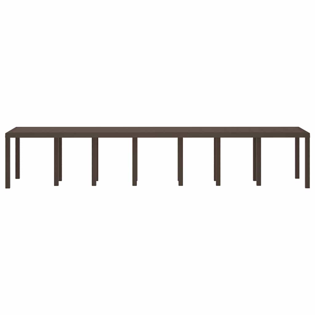 Havemøbel Bord Brun 400 x 100 x 73 cm polyrattan
