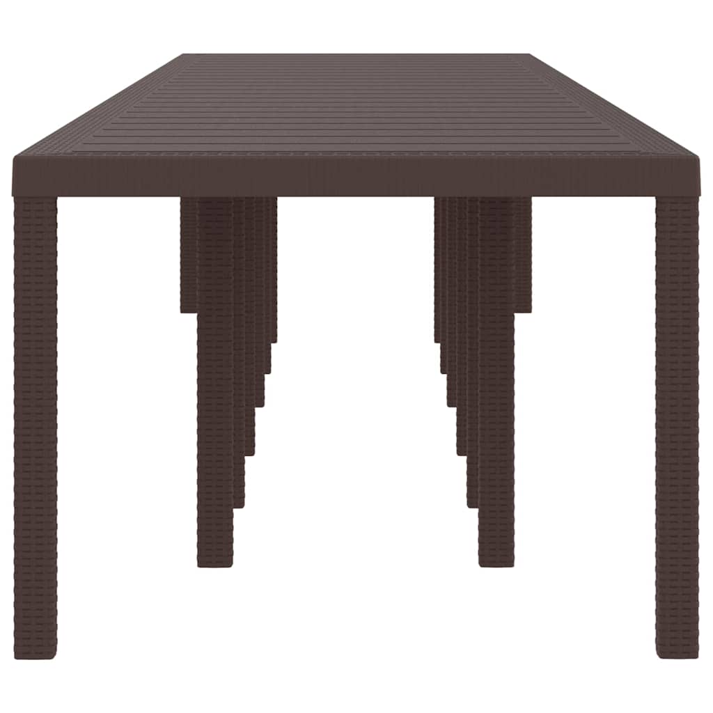 Havemøbel Bord Brun 400 x 100 x 73 cm polyrattan