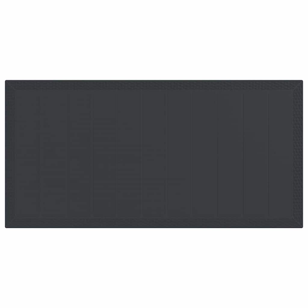 Have Spisebordssæt 9 pcs Antracit Polt rattan