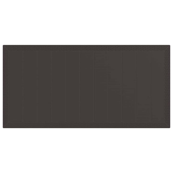 Have Spisebordssæt 9 pcs Brun Polt rattan