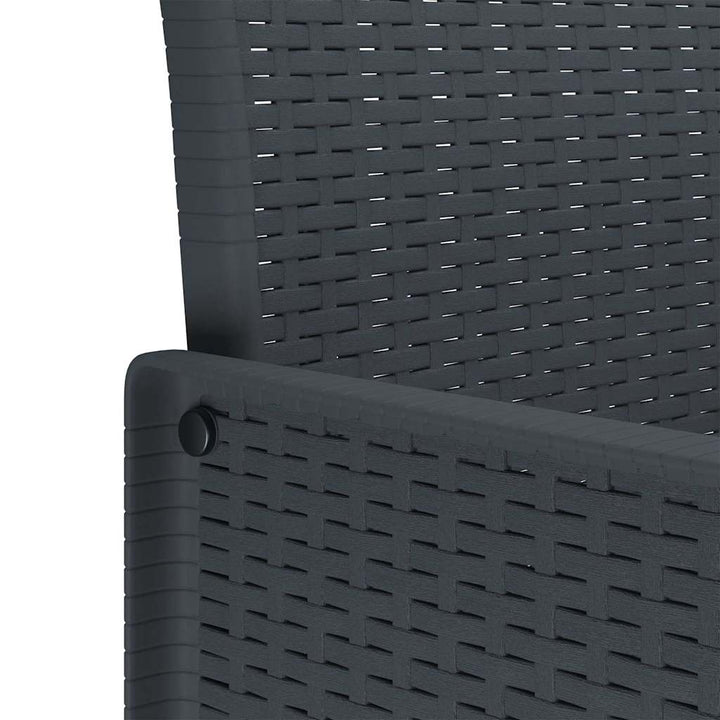 Have Spisebordssæt 11 pcs Antracit Polt rattan