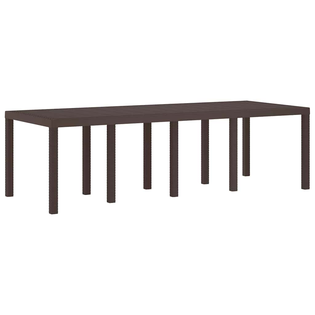 Have Spisebordssæt 11 pcs Brun Polt rattan