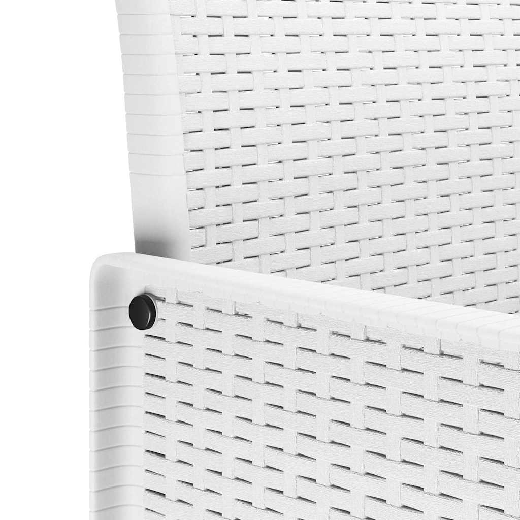Have Spisebordssæt 11 pcs Hvid Polt rattan
