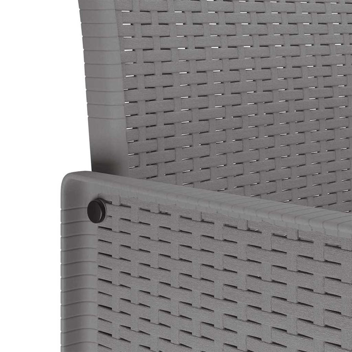 Have Spisebordssæt 11 pcs Lysegrå Polt rattan