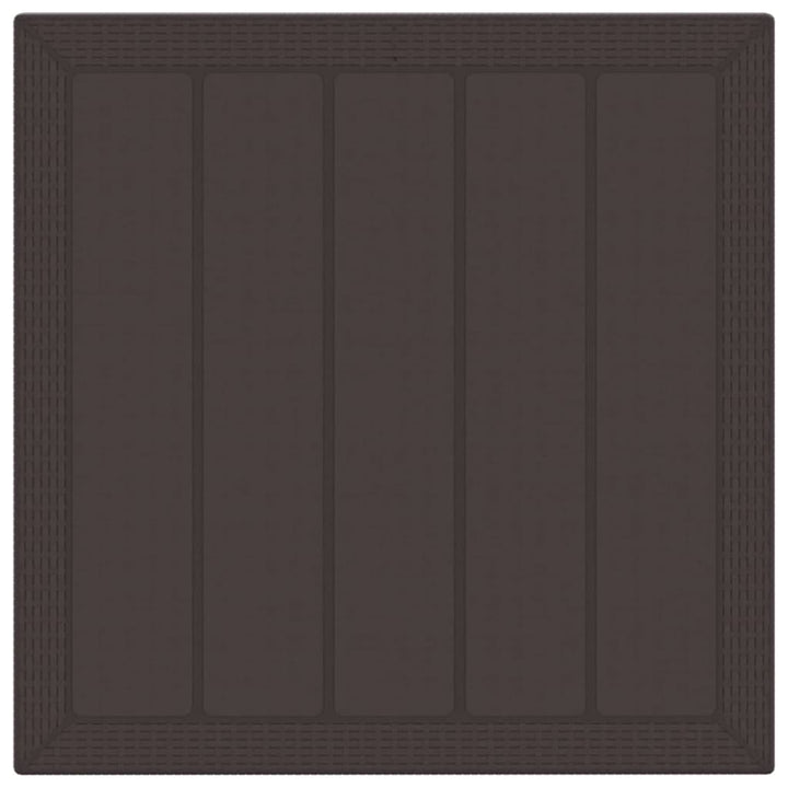 Have Spisebordssæt 3 pcs Brun Polt rattan