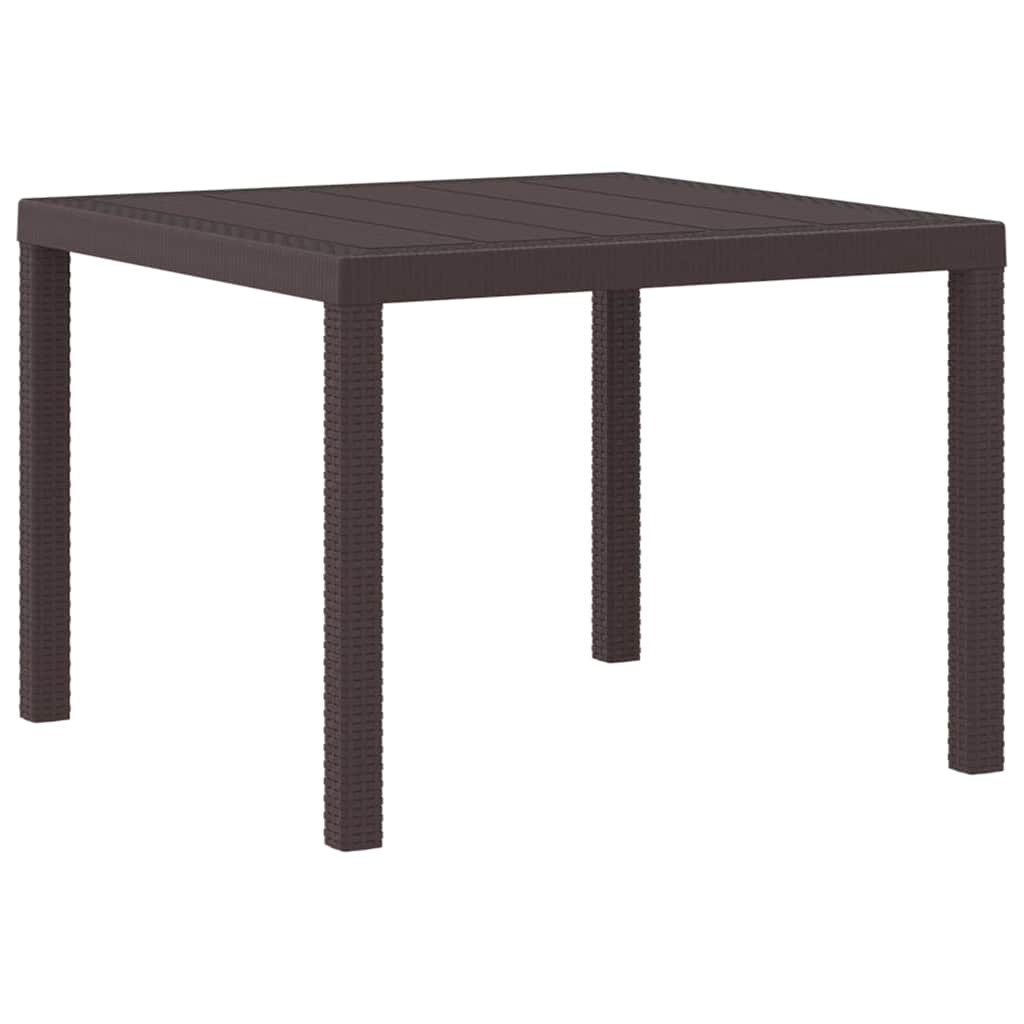 Have Spisebordssæt 3 pcs Brun Polt rattan