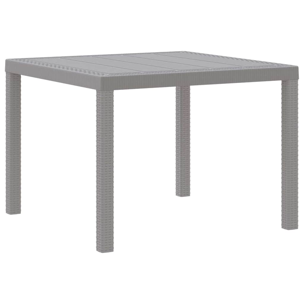Have Spisebordssæt 3 pcs Lysegrå Polt rattan