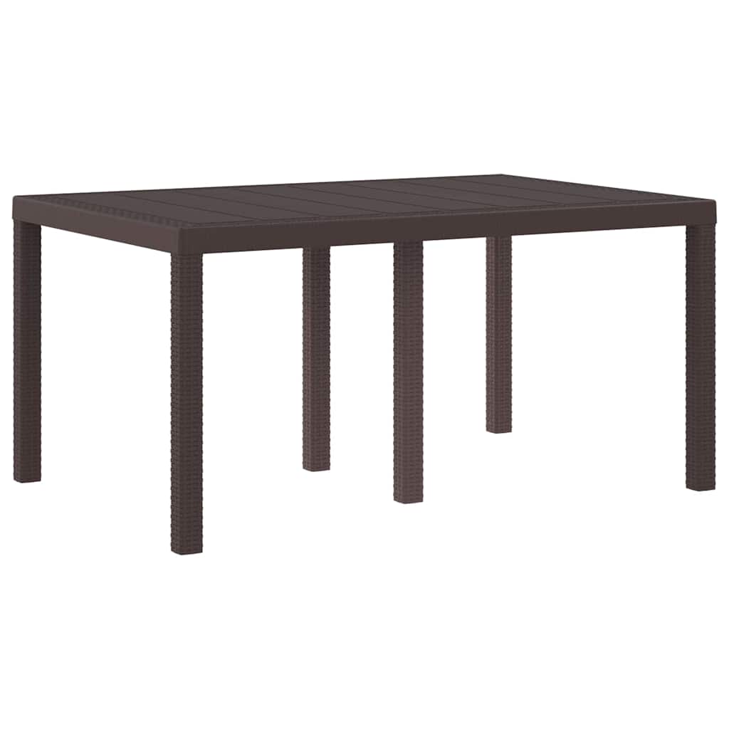 Have Spisebordssæt 5 pcs Brun Polt rattan