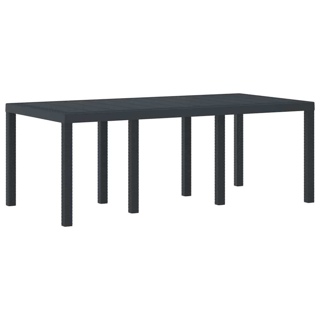 Have Spisebordssæt 7 pcs Antracit Polt rattan