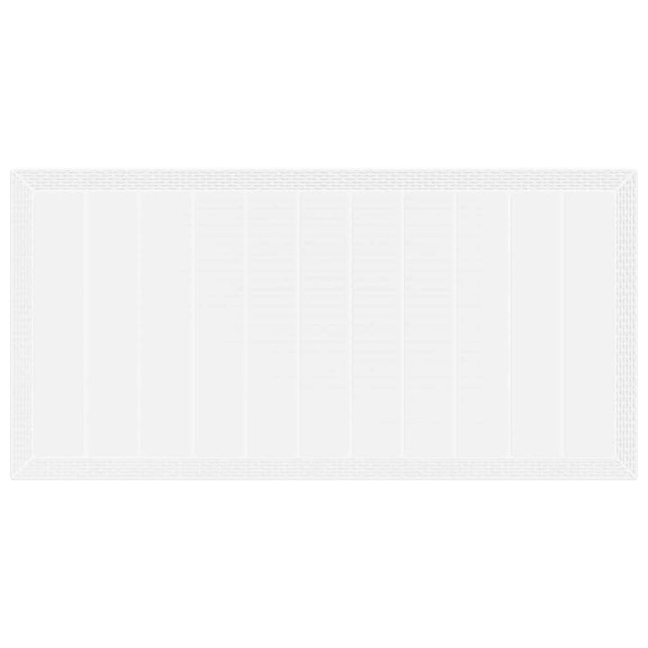 Have Spisebordssæt 7 pcs Hvid Polt rattan