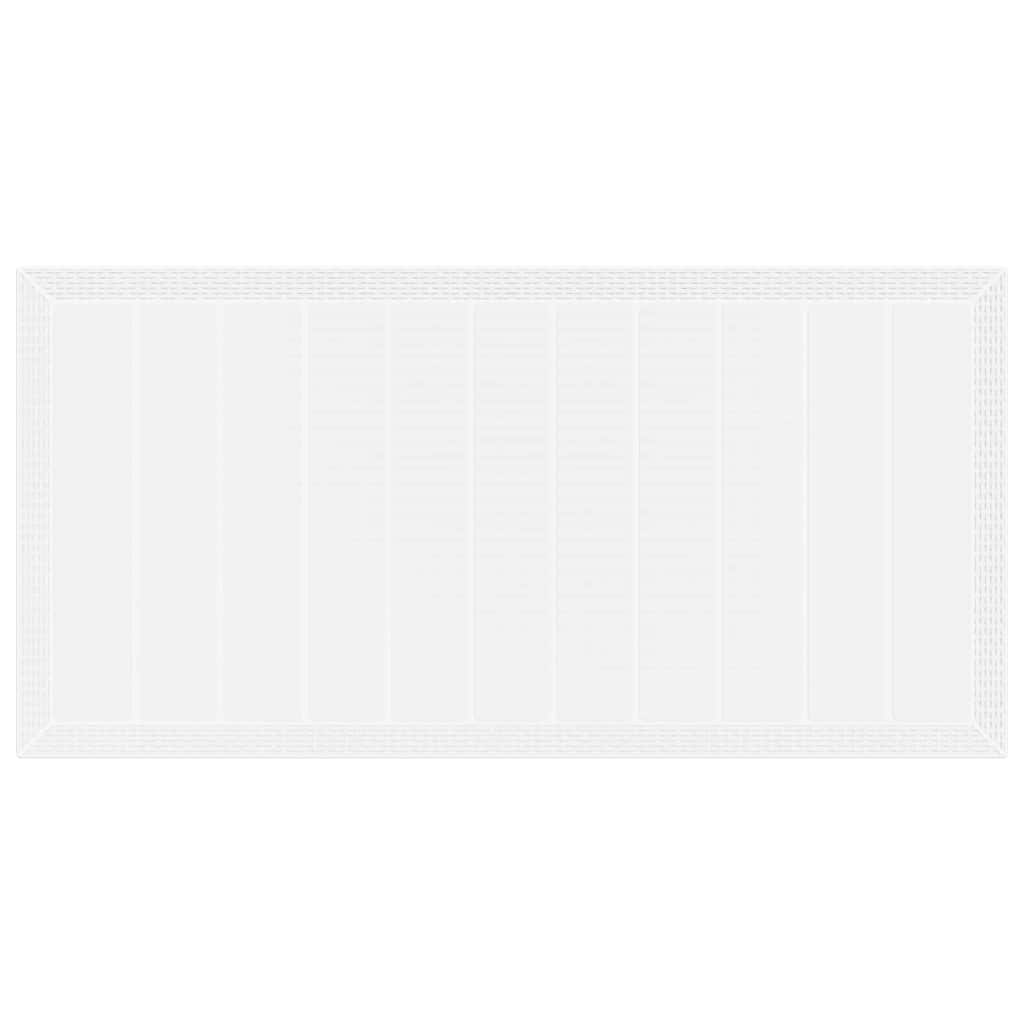 Have Spisebordssæt 7 pcs Hvid Polt rattan