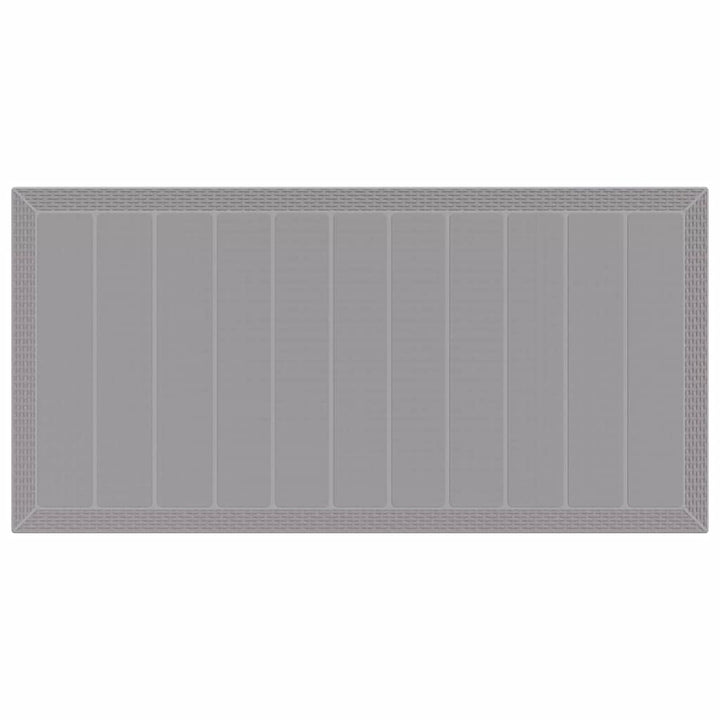 Have Spisebordssæt 7 pcs Lysegrå Polt rattan