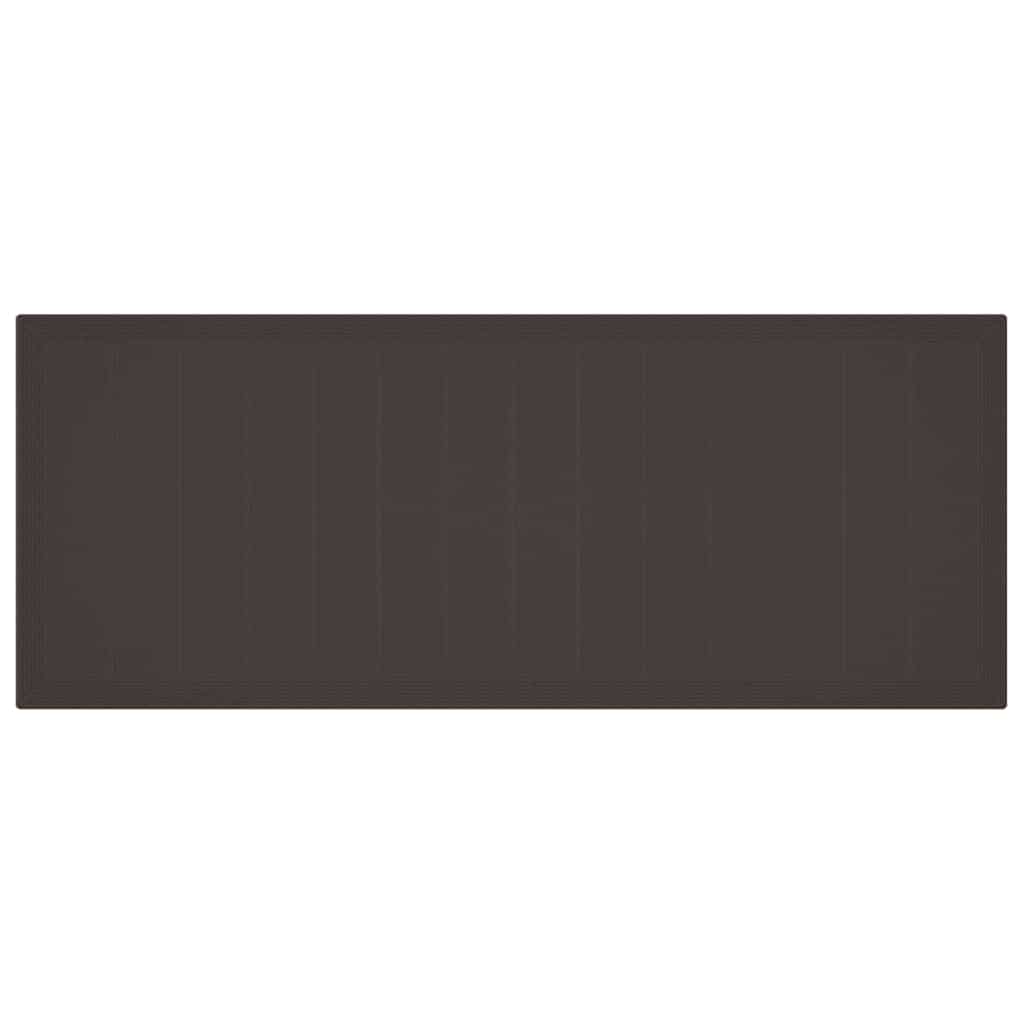 Have Spisebordssæt 9 pcs Brun Polt rattan