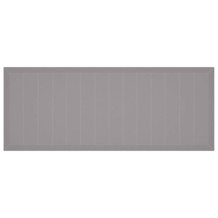 Have Spisebordssæt 9 pcs Hvid Polt rattan