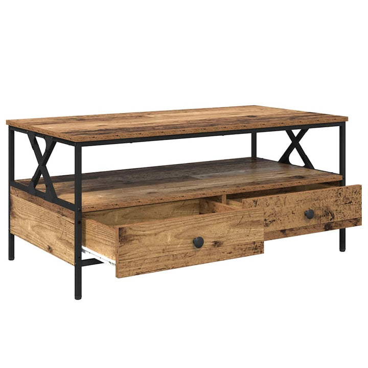 Sofabord Gammelt træ 100 x 51 x 45 cm Konstrueret træ