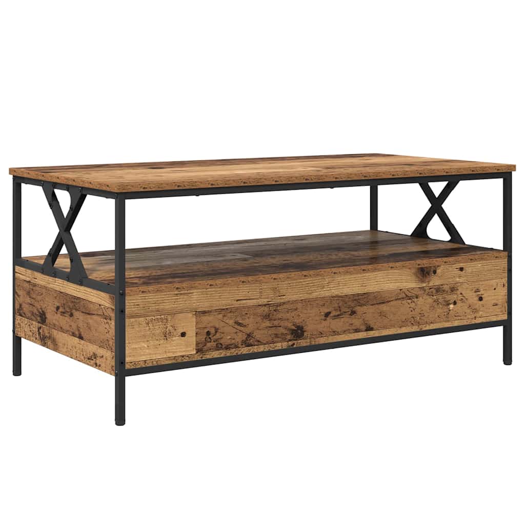 Sofabord Gammelt træ 100 x 51 x 45 cm Konstrueret træ