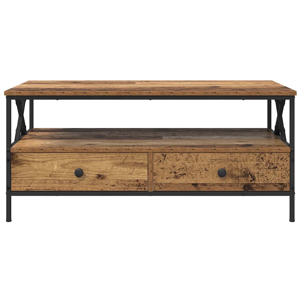 Sofabord Gammelt træ 100 x 51 x 45 cm Konstrueret træ