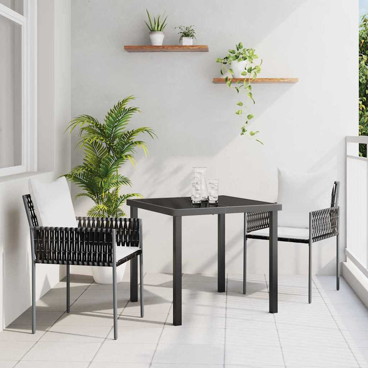Have Spisebordssæt 3 pcs Brun Poly rattan