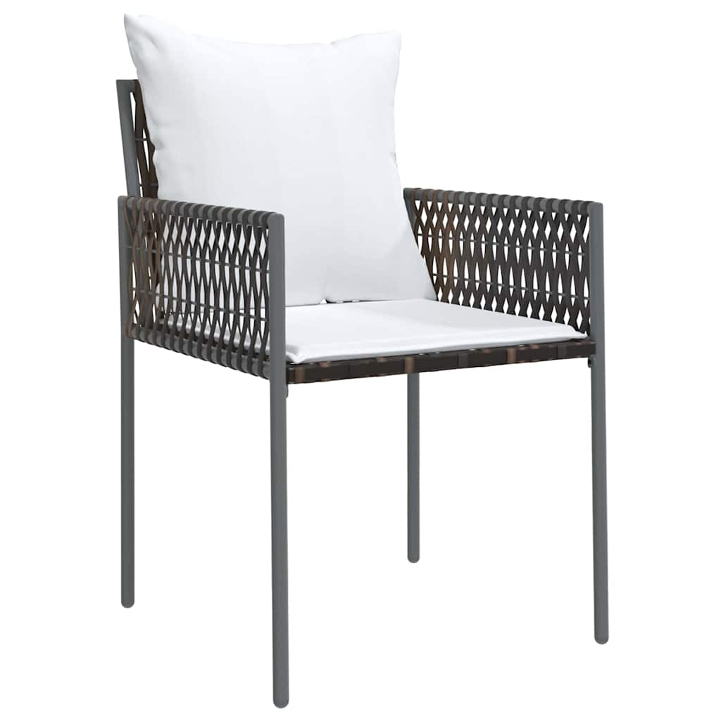 Have Spisebordssæt 3 pcs Brun Poly rattan