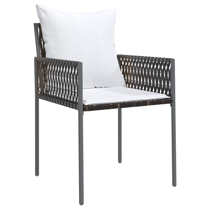 Have Spisebordssæt 3 pcs Brun Poly rattan