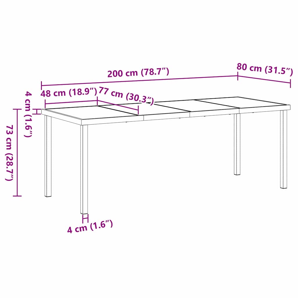 Have Spisebordssæt 7 pcs Sort PVC rattan