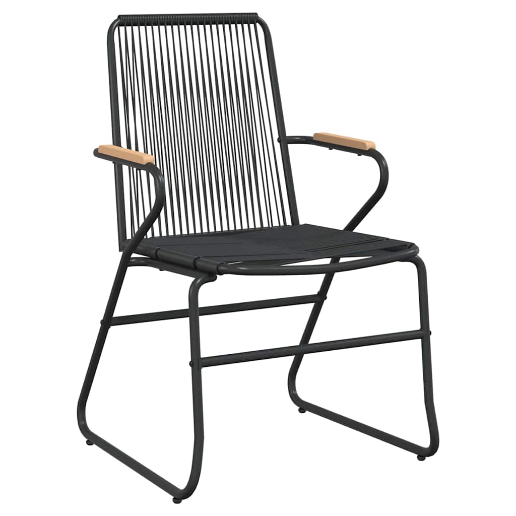 Have Spisebordssæt 3 pcs Sort PVC rattan