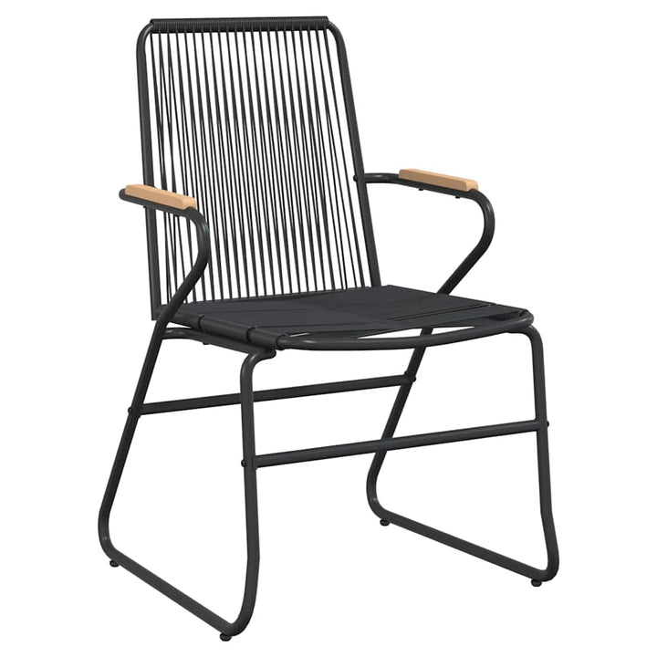 Have Spisebordssæt 3 pcs Sort PVC rattan