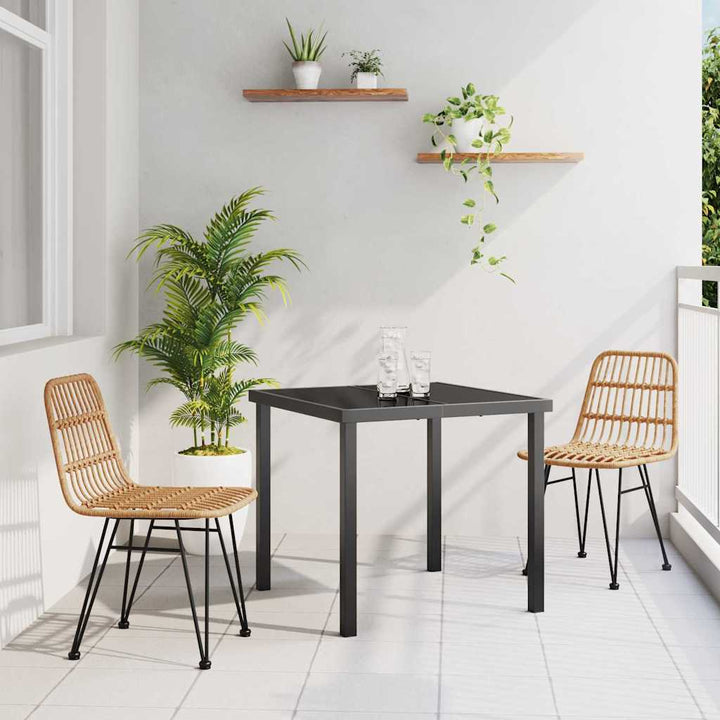 Have Spisebordssæt 3 pcs Brun Poly rattan