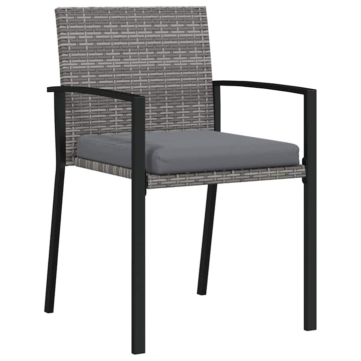 Have Spisebordssæt 3 pcs Grå Poly rattan