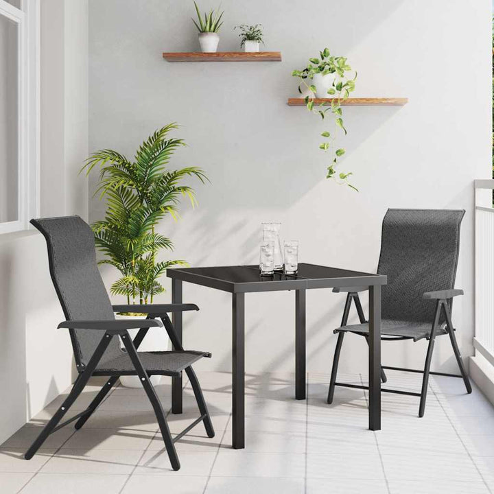 Have Spisebordssæt 3 pcs Grå Poly rattan