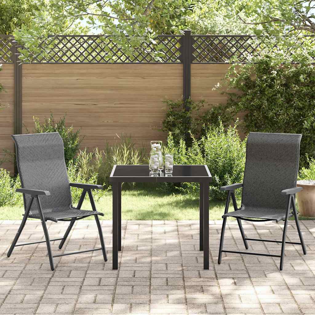 Have Spisebordssæt 3 pcs Grå Poly rattan