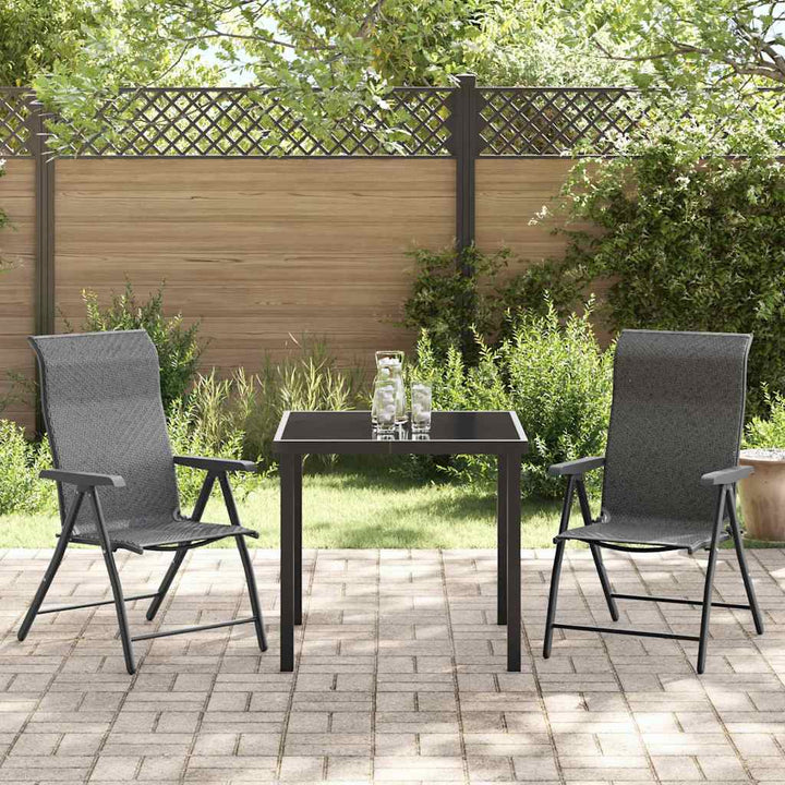 Have Spisebordssæt 3 pcs Grå Poly rattan