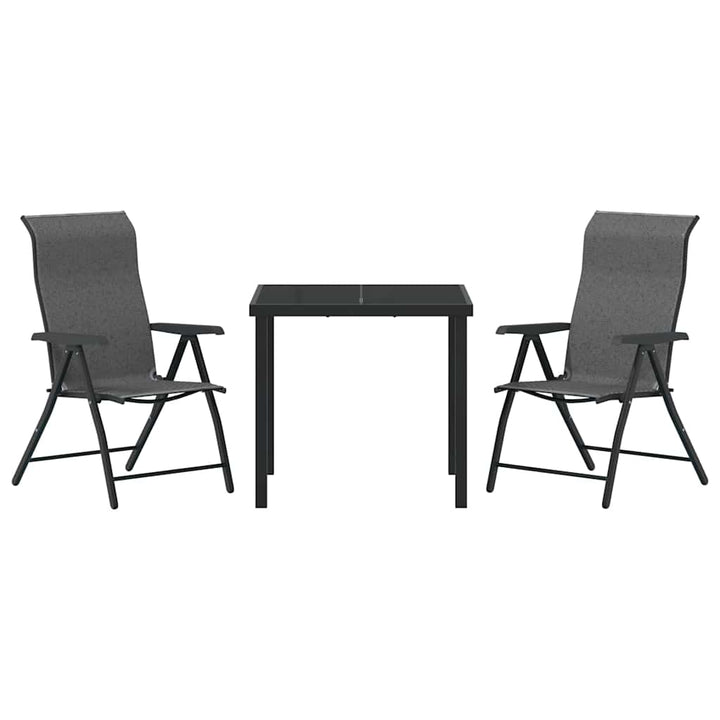 Have Spisebordssæt 3 pcs Grå Poly rattan