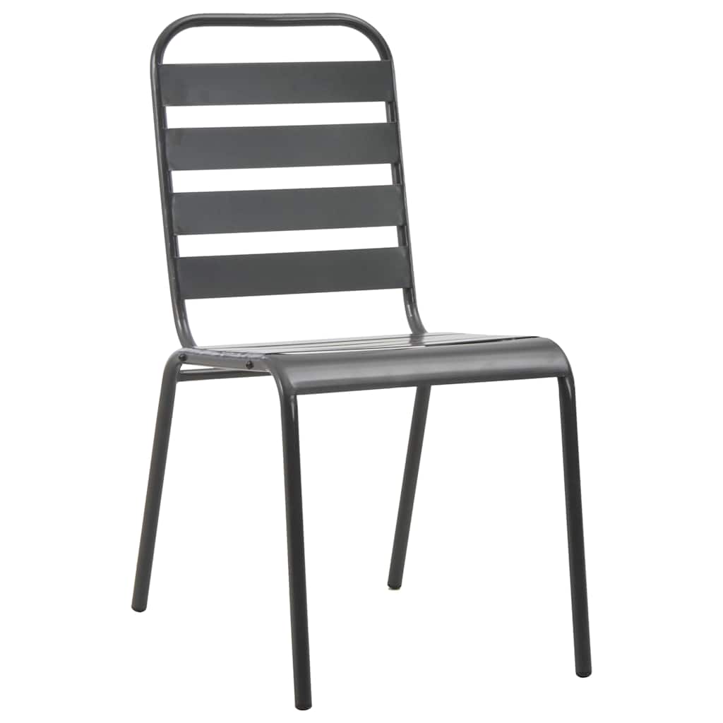 Have Spisebordssæt 3 pcs Mørkegrå Stål