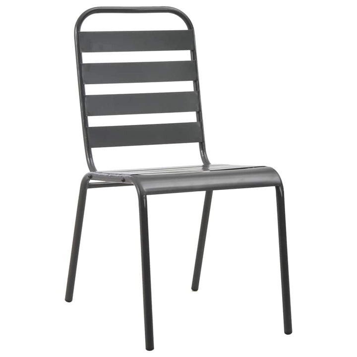 Have Spisebordssæt 3 pcs Mørkegrå Stål