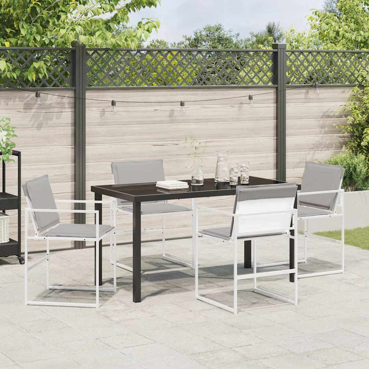 Have Spisebordssæt 5 pcs Hvid 140 x 70 x 73 cm