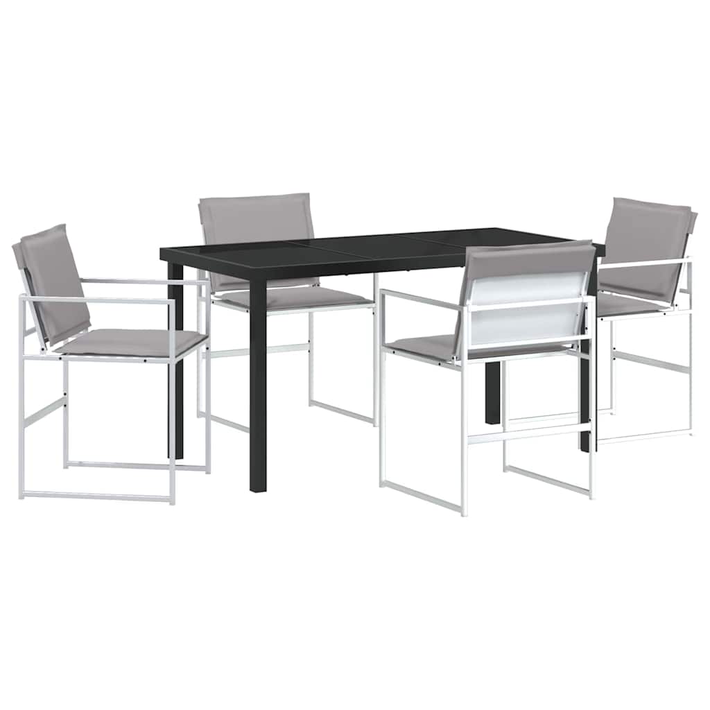 Have Spisebordssæt 5 pcs Hvid 140 x 70 x 73 cm