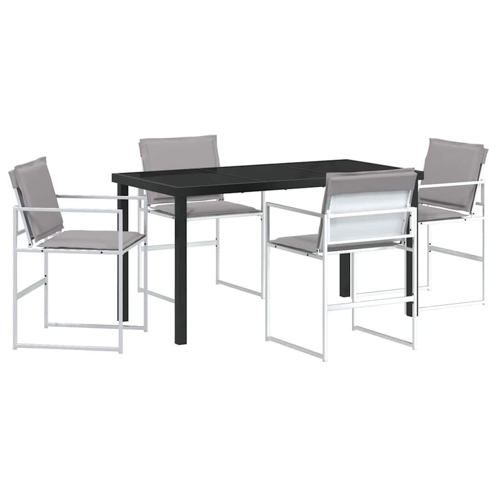 Have Spisebordssæt 5 pcs Hvid 140 x 70 x 73 cm
