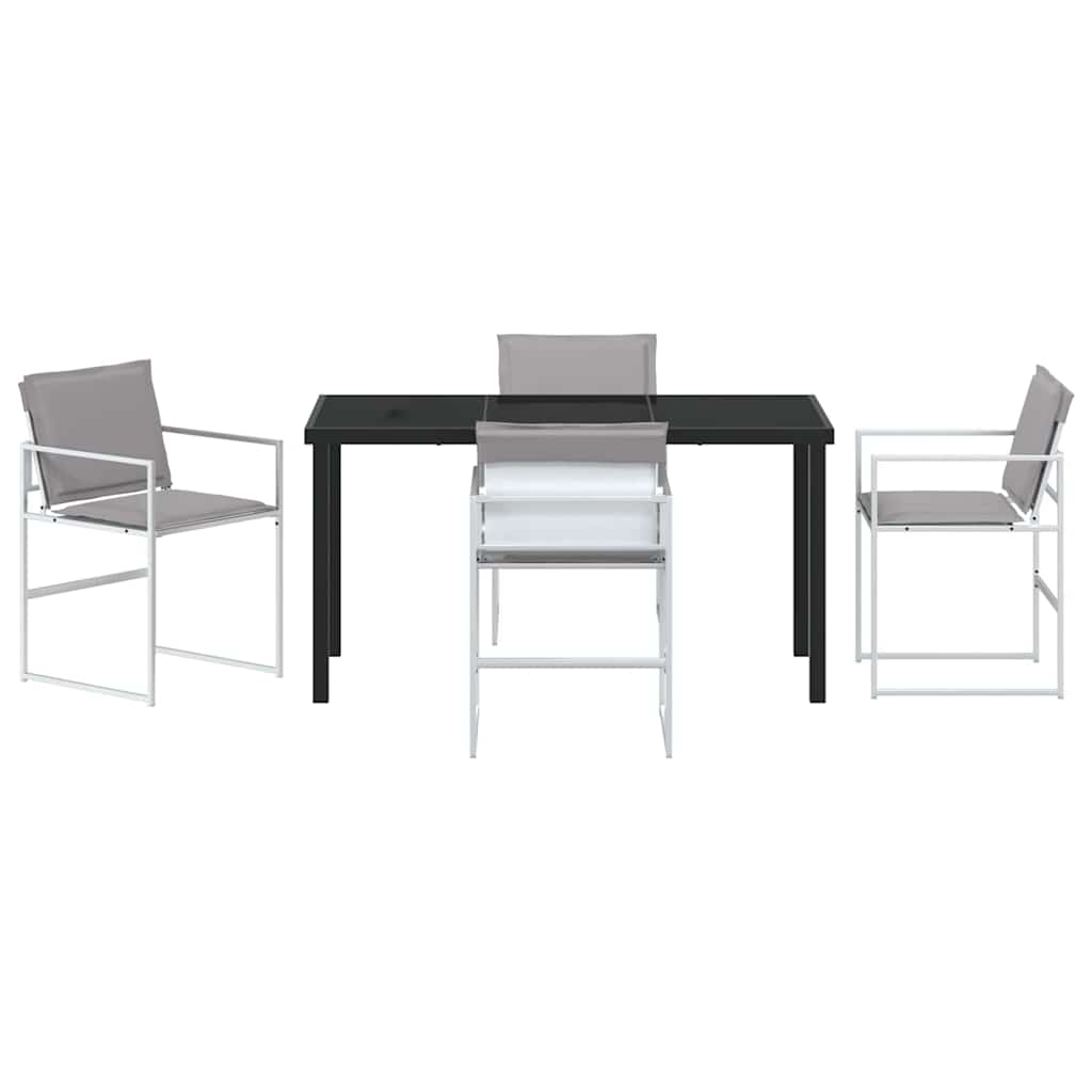 Have Spisebordssæt 5 pcs Hvid 140 x 70 x 73 cm