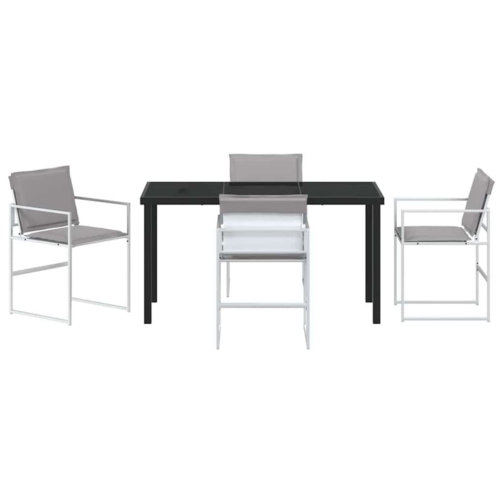 Have Spisebordssæt 5 pcs Hvid 140 x 70 x 73 cm