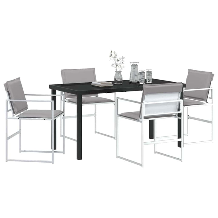 Have Spisebordssæt 5 pcs Hvid 140 x 70 x 73 cm