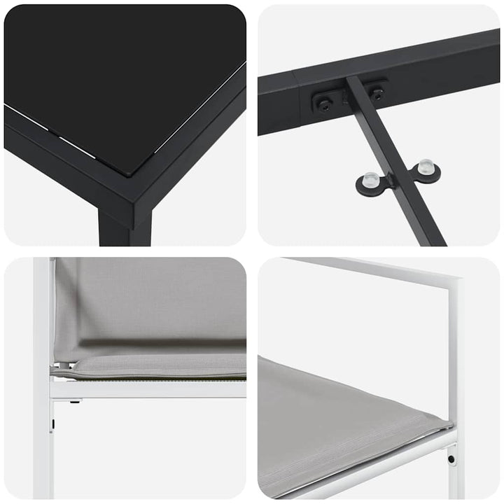 Have Spisebordssæt 5 pcs Hvid 160 x 80 x 73 cm